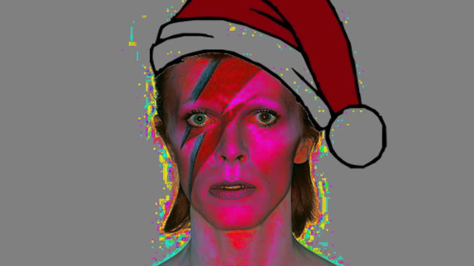 cover art for Xmas Bowie